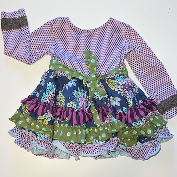 Girls 18 month Mustard Pie long sleeve dress - Picture 9 of 14